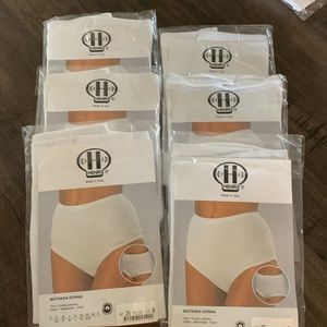 COPY - Six new ladies underwear. Made in Italy with 100% cotton. Size XL